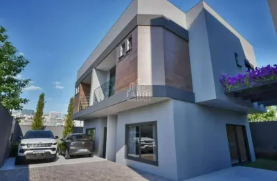 Casa em condomínio fechado com 3 quartos à venda na rua doutor joaquim ignácio silveira da motta, 244, guabirotuba, curitiba por r$ 850.000