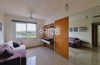Apartamento mobiliado para locação, 2 quartos, 1 vaga, vila nova, novo hamburgo, rs