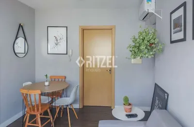 Apartamento semi mobiliado para locação, 2 quartos, 1 vaga, são jorge, novo hamburgo, rs