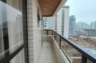 Apartamento de praia para venda em praia grande, caiçara, 1 dormitório, 1 suíte, 2 banheiros, 1 vaga
