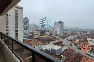 Apartamento de praia para venda em praia grande, caiçara, 1 dormitório, 1 banheiro, 1 vaga