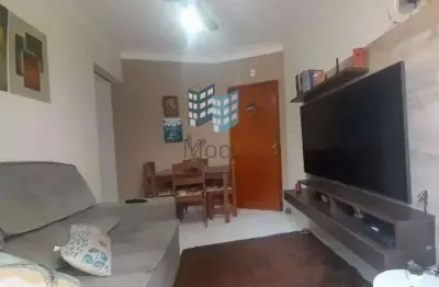Apartamento de praia para venda em praia grande, guilhermina, 1 dormitório, 1 banheiro, 1 vaga