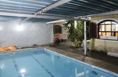 Casa na praia para venda em praia grande, guilhermina, 3 dormitórios, 2 vagas