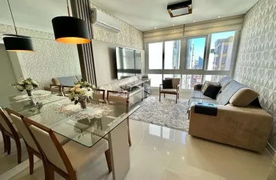 Junto a praça luterana apartamento 2 dormitórios mobiliado com box de estacionamento