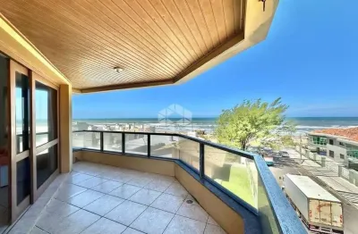 Apartamento mobiliado 110 m², com 03 dormitórios amplos, sendo 01 suíte, sacada de frente leste av. beira mar, zona nova, capão da canoa.
