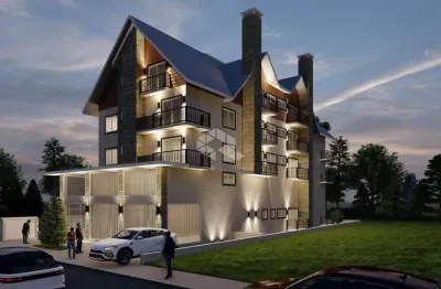 Apartamento 1 dormitório/suíte, 1 vaga de garagem, 56,90m² privativos, no Centro de Canela