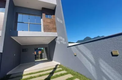 Geminado duplex 3 quartos na ilha da figueira em guaramirim, sc