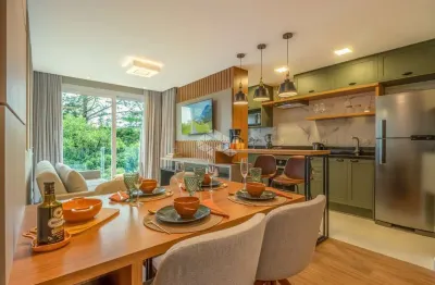 Apartamento 1 dormitório, 53,56m², 1 vaga no bairro bavária, em gramado