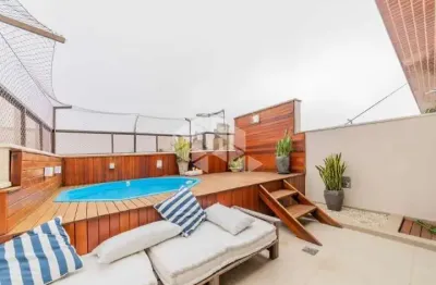 Cobertura  sofisticada 02 dormitórios garagem deck  com piscina