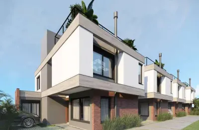 Casa sobrado com 3 quartos, 2 vagas e 141 m² privativos no bairro longarone ferraz em garopaba sc