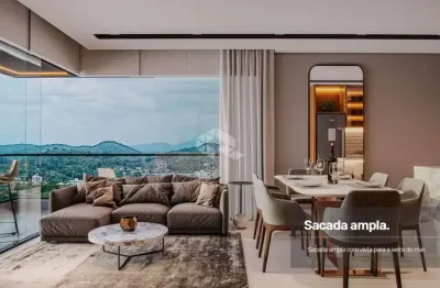 Apartamento 1 suíte + 2 dormitórios com vista para a serra do mar em joinville - sc