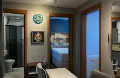 Apartamento mobiliado no condomínio up - bairro petrópolis, caxias do sul.