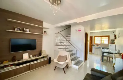 Sobrado com 2 dormitórios sendo duas suítes, localizado no bairro são josé - canoas/rs