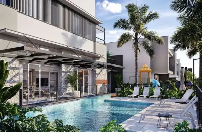 Apartamento terraço,   3 dormitórios sendo 1 suíte, 3 banheiros , 2 vagas no condomínio hom enjoy linving