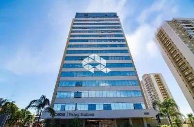 Sala comercial no rossi fiateci com vaga em andar alto, com vaga e vista panorâmica.