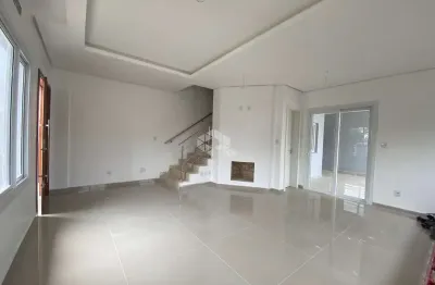 Sobrado novo com 3 dormitórios, 1 sendo suíte no bairro são josé canoas