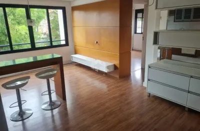 Apartamento 02 dormitórios, desocupado e semi mobiliado próximo do barra shoppingopping