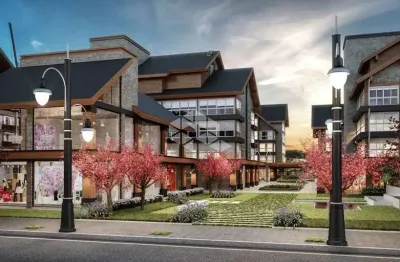 Sala comercial com 39,11m², 1 vaga de garagem no centro de gramado