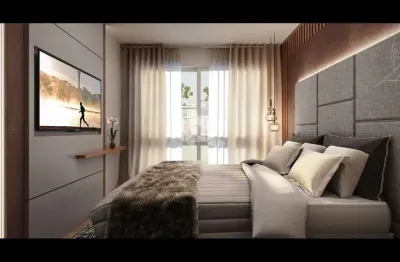 Apartamento 2 suítes, 95,65m² privativos em condomínio com completa infra, em gramado, atrás do super carros