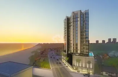 Apartamento com 3 suítes e 2 vagas de garagem na avenida beira mar em porto belo