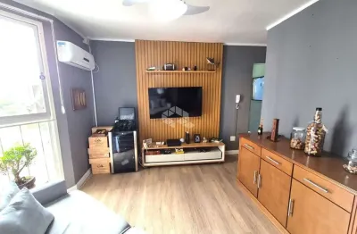 Apartamento mobiliado, 2 dormitórios 1 vaga. bairro cristal