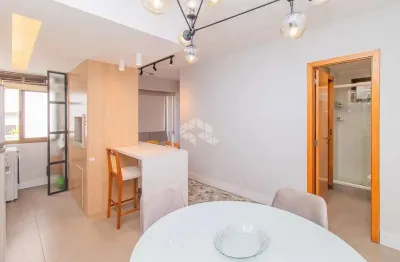 Apartamento 1 dormitório com garagem , elevador, suíte , parte alta do bairro