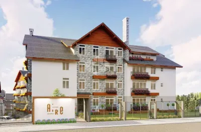 Apartamento 01 dormitório em construção - gramado rs