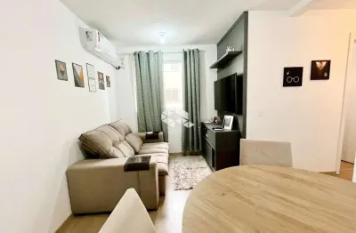 Apartamento 02 dormitórios, semi mobiliado com eletros, infra condominial, 1 vaga garagem. centro / canoas. aceita financiamento e fgts