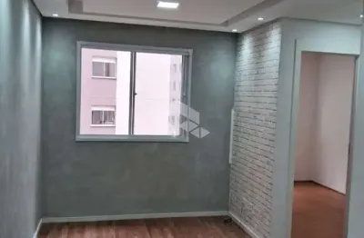 Apartamento reformado no jardim são savério - são paulo, com 42 m2, sala, cozinha, 2 quartos e 2 banheiros.