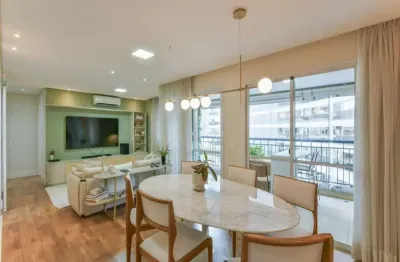 Apartamento a venda no brooklin com 2 quartos sendo 2 suítes e 2 vagas de garagem.