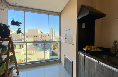 Apartamento 2 dormitórios suíte e closet - bairro guarani, semimobiliado, sacada com churrasqueira e vaga dupla