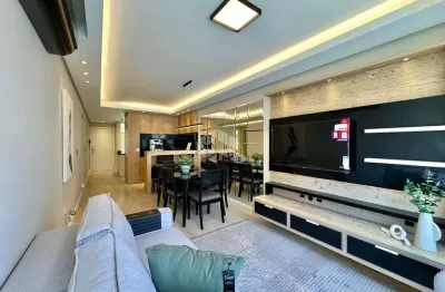 Apartamento 2 quartos, com box de garagem mobiliado e decorado no bairro navegantes em capão da canoa