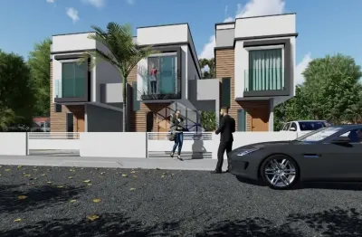 Casa sobrado com 2 dormitórios sendo 1 suíte no bairro bela vista em são josé - sc à venda por r$ 450.000,00.