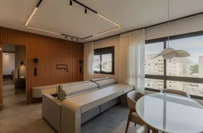 Apartamento 2 quartos com garagem e infraestrutura no bairro santana próximo a av. ipiranga, hospital ernesto dornelles e instituto de cardiologia