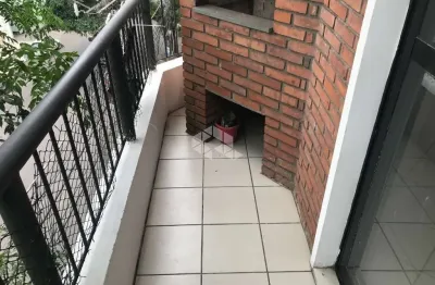 Apartamento de 1 quarto com sacada e churrasqueira no centro de santa maria