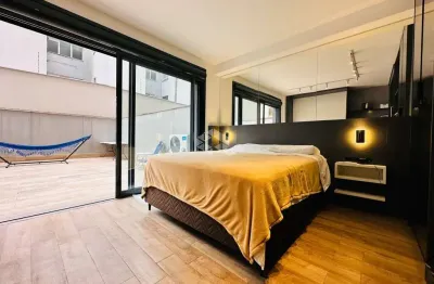 Apartamento garden com 1 quarto, 1 vaga e 59m² para vender por r$ 610.000