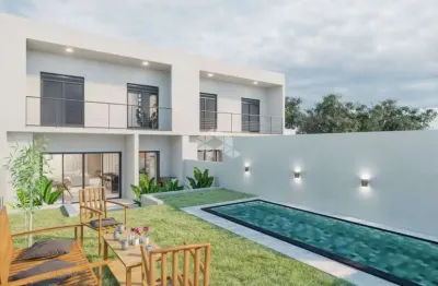 Casa estilo sobrado na planta à venda com 3 quartos, suíte e duas vagas de garagem em camobi santa maria