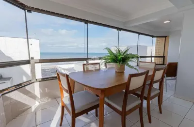 Apartamento com 2 dormitórios/quartos sendo 1 suíte mobiliado com vista mar e vaga de garagem no centro de capão da canoa!