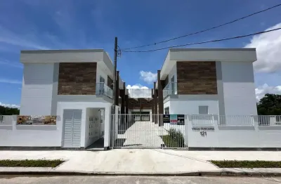 Casa geminada 2 suítes varanda 1 vaga coberta nova palhoça/sc