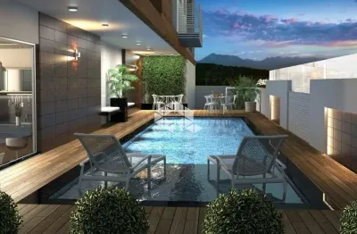 Cobertura 3 quartos sendo 1 suíte 2 vagas de garagem e lazer completo na pedra branca palhoça