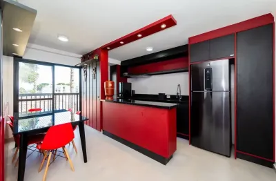 Apartamento semi mobiliado com suíte no ultimo andar com vista livre