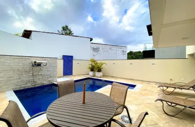 Sobrado em condomínio com 420m² à venda no parque residencial itapeti | porteira fechada | 4 suítes, salão de festas, área gourmet com piscina