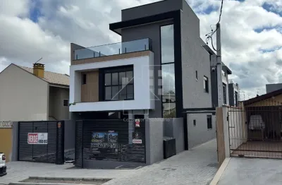Sobrado triplex com 3 quartos com suíte com 134 m² privativos no bairro novo mundo curitiba