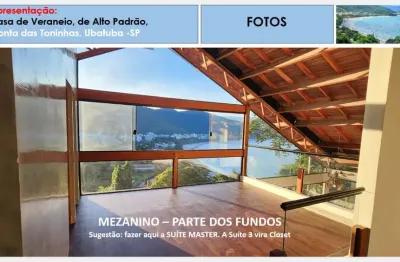Casa de alto padrão com  4 suítes  5  vagas  toninhas  ubatuba  sp