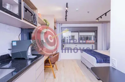 Studio athos paraíso com 21 m²  1 dormitório e 1 banheiro  paraíso sp