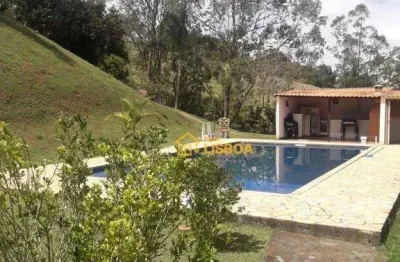 Chácara com 3 dormitórios à venda, 4500 m² por r$ 670.000,00 - monte negro - santa isabel/sp
