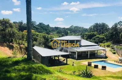 Chácara com 4 dormitórios à venda, 5000 m² por r$ 1.650.000,00 - parque agrinco - guararema/sp