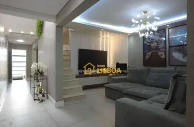 Sobrado à venda, 150 m² por r$ 845.000,00 - vila aquilino - santo andré/sp