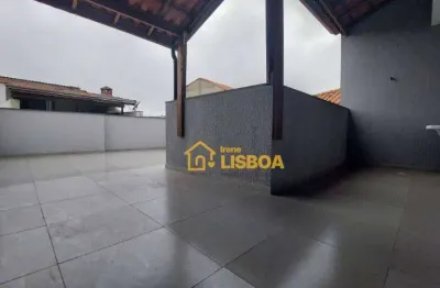Cobertura com 2 dormitórios à venda, 100 m² por r$ 360.000,00 - jardim las vegas - santo andré/sp