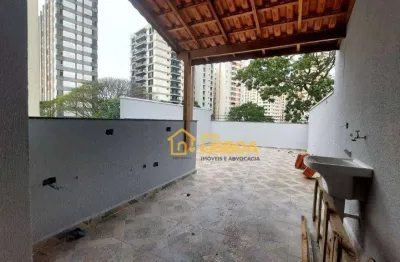 Cobertura à venda, 100 m² por r$ 579.000,00 - vila assunção - santo andré/sp